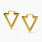 Geometrical Earrings 18K Gold